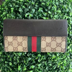 Authentic Gucci Monogram Vintage Wallet